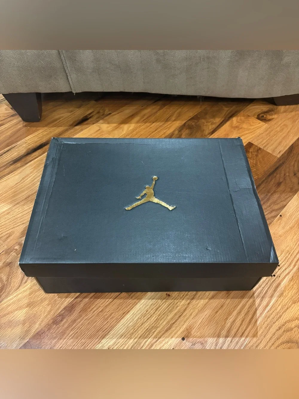 Mens Nike Jordans New School (768901-013) Black, Red & Green Size 12 W/ Box